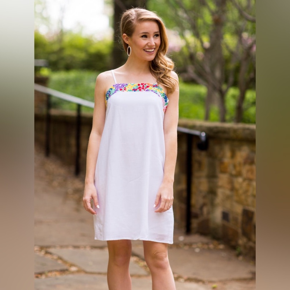 J marie white sundress size M